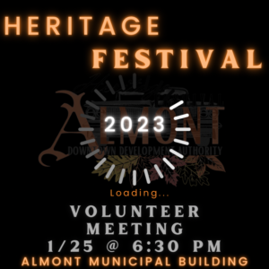 heritage festival 2023 volunteer meeting