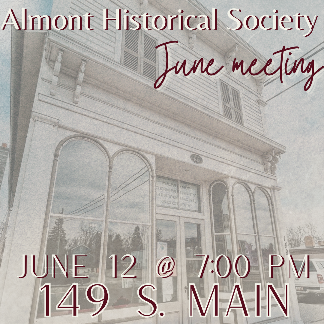 almont historical society june meeting