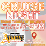 Almont Cruise Night event details and schedule.