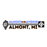 Almont Avenue logo, Almont, Michigan M-53