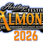Almont Heritage Festival 2026 logo with classic car