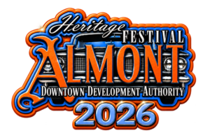 Heritage Festival Almont 2026 downtown development authority logo